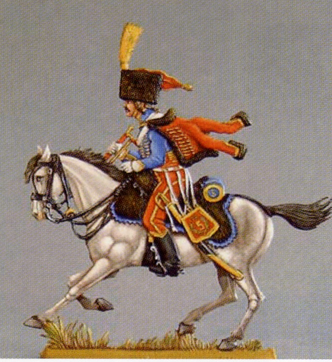 NF7/B French Hussar Trumpeter 1814